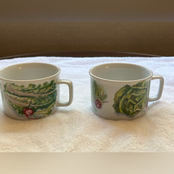 Eda Romaine lettuce cups by Seymour Mann, set of 2 - Picture 7 of 12